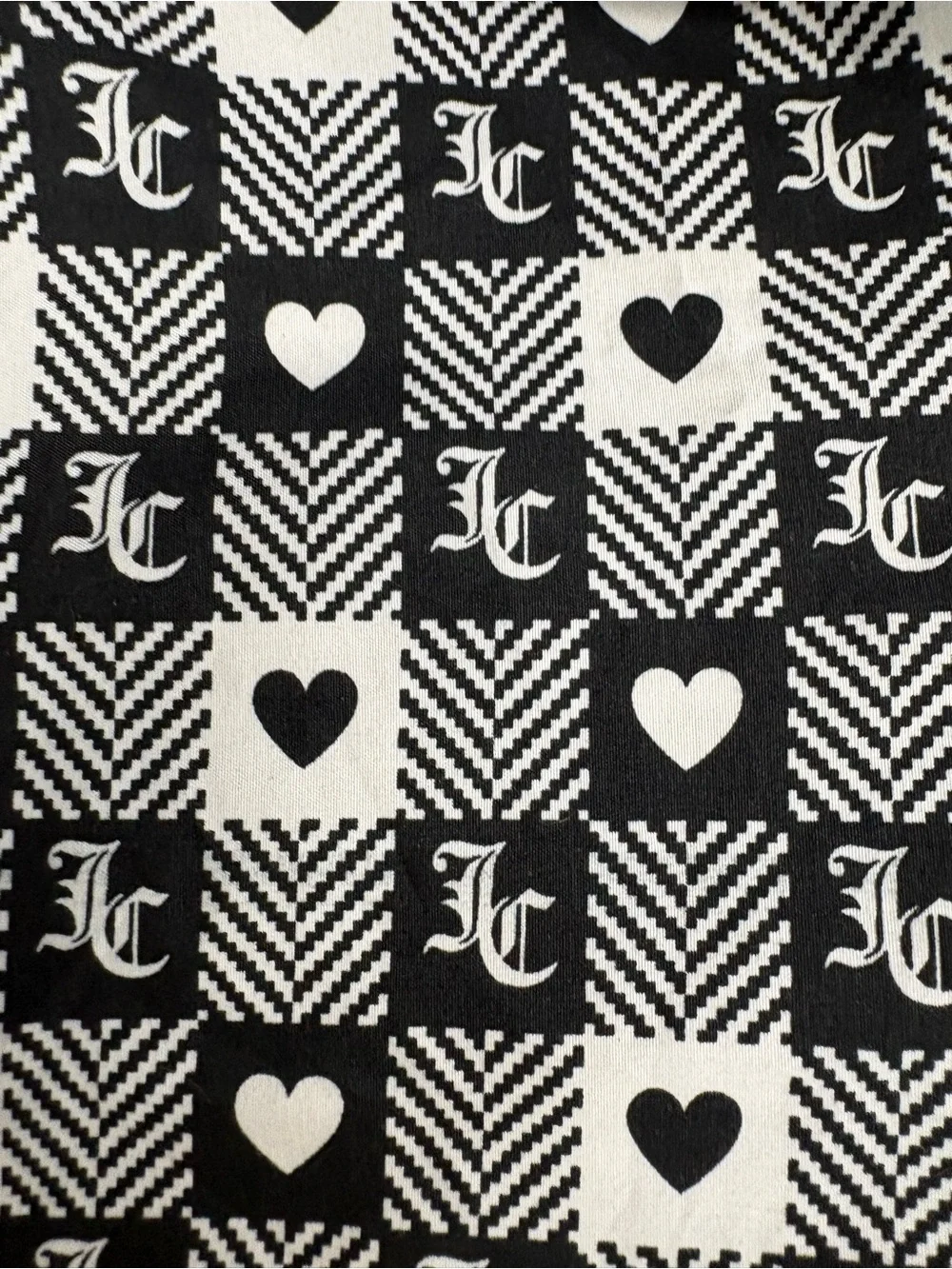 Juicy Couture Brand Checkered Single Standard Pillow Case